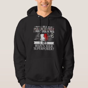 Phlebotomist Phlebotomy Technician Tech Hoodie