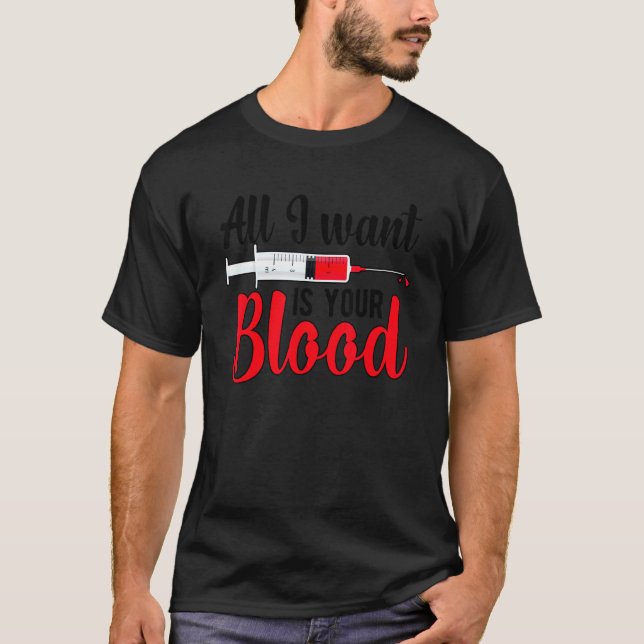 Phlebotomist Phlebotomy Week Phlebotomy Tech T-Shirt (Front)
