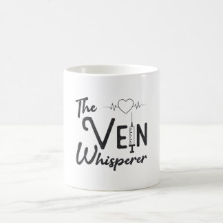 Phlebotomist The Vein Whisperer Nurse Phlebotomy Coffee Mug