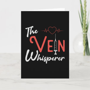 Phlebotomist The Vein Whisperer Phlebotomy Gift Card