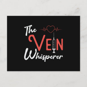 Phlebotomist The Vein Whisperer Phlebotomy Gift Postcard