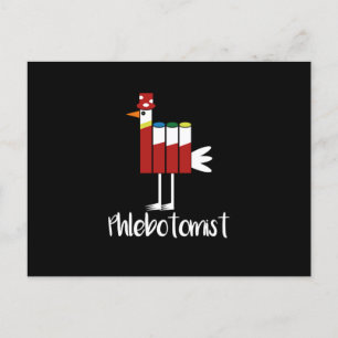 Phlebotomist Vacutainer Phlebotomy Blood Gift Postcard