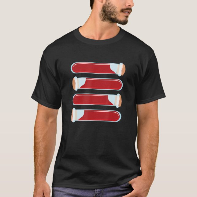 Phlebotomist Vacutainer Phlebotomy Syringe Medical T-Shirt (Front)