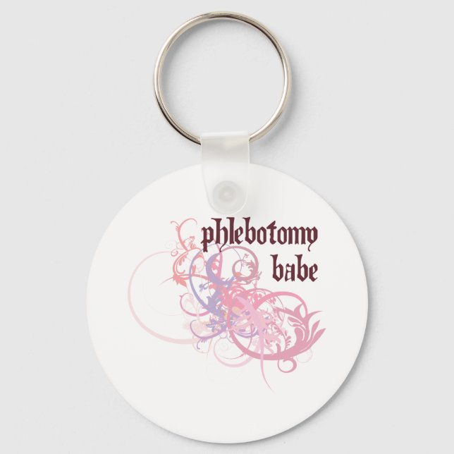 Phlebotomy Babe Key Ring (Front)