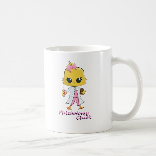 Phlebotomy Chick Coffee Mug (Right)