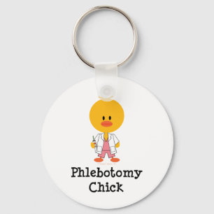 Phlebotomy Chick Keychain