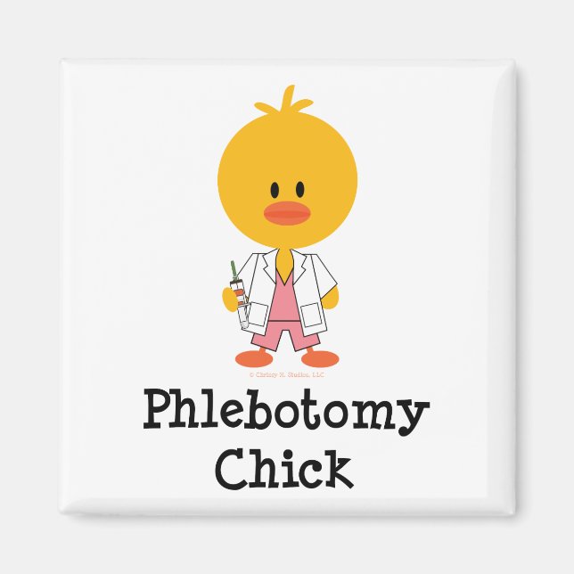 Phlebotomy Chick Magnet (Front)