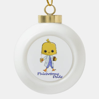 Phlebotomy Dude Christmas Ornament