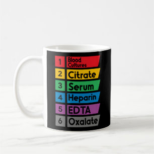 Phlebotomy Lab Technician Order Of Draw Phlebotomi Coffee Mug