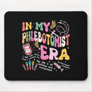 Phlebotomy Nurse In My Phlebotomist Era Groovy  Mouse Pad