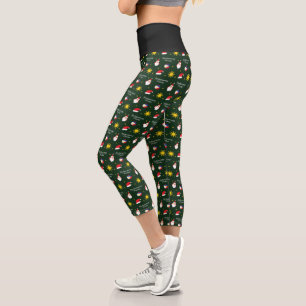 Phlippines Filipino Maligayang Pasko Capri Leggings