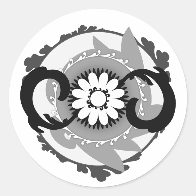 Phlowery Classic Round Sticker (Front)