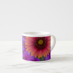 Phlox and Indian Blanket near Devine Texas Espresso Cup