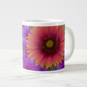 Phlox and Indian Blanket near Devine Texas Large Coffee Mug