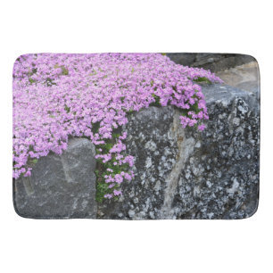Phlox On Rocks Bath Mat