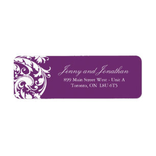 Phlox RSVP Address Labels