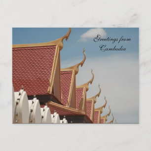 phnom penh rooftops postcard