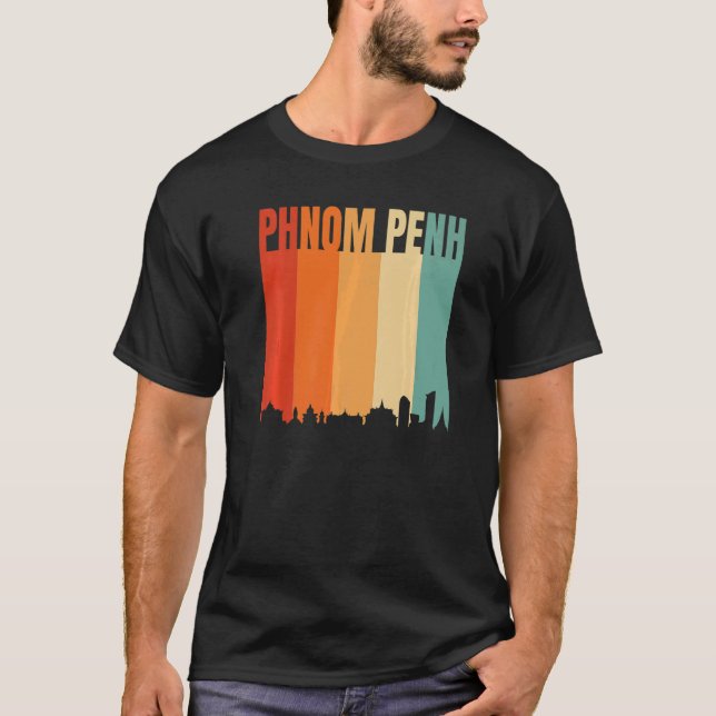 Phnom Penh Skyline   T-Shirt (Front)