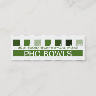 PHO customer appreciation (mod squares) Loyalty Card