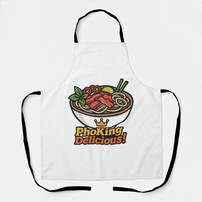 Pho king Delicious! Apron (Front)