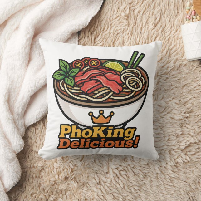 Pho king Delicious! Cushion (Blanket)