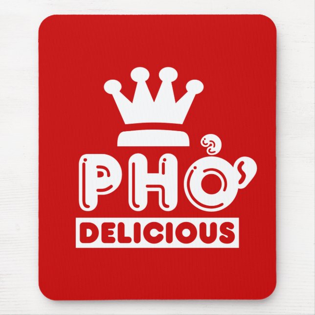 Pho King Delicious Mouse Pad (Front)