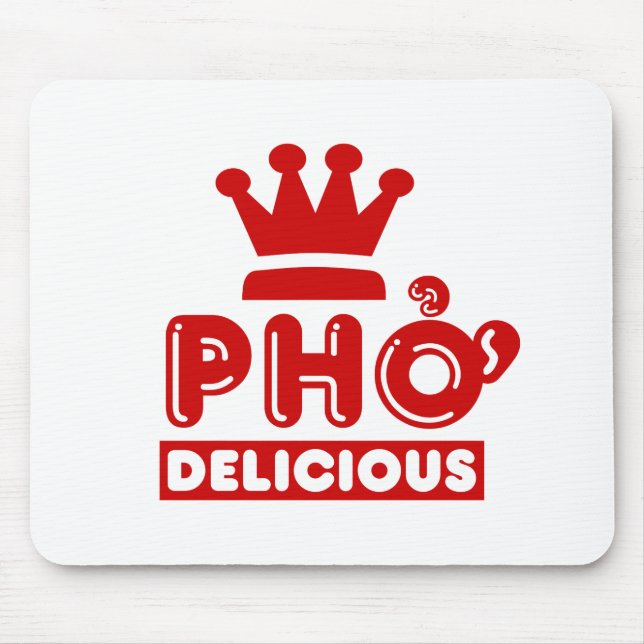 Pho King Delicious Mouse Pad (Front)