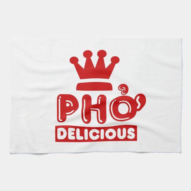 Pho King Delicious Tea Towel (Horizontal)