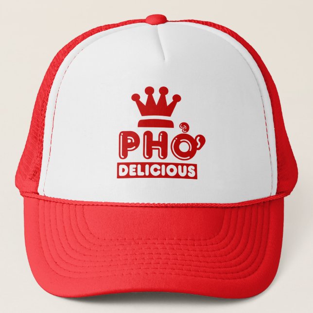 Pho King Delicious Trucker Hat (Front)