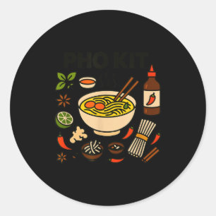 Pho Kit Vietnamese Food  Classic Round Sticker
