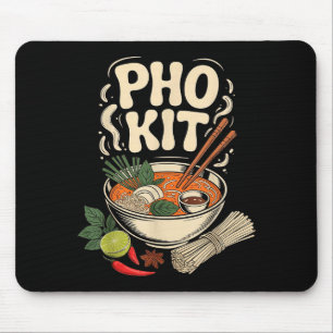 Pho Kit Vietnamese Noodle Soup Bowl Herbs Lime Chi Mouse Pad
