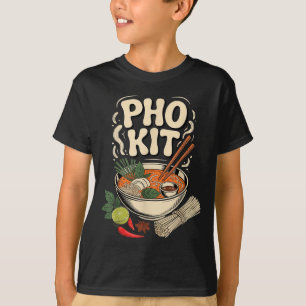 Pho Kit Vietnamese Noodle Soup Bowl Herbs Lime Chi T-Shirt