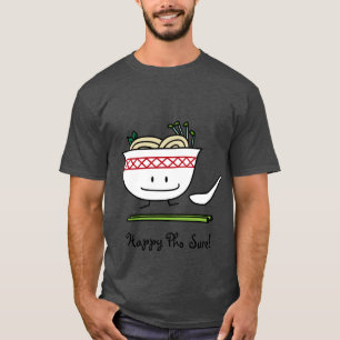 Pho Noodle Bowl Vietnam soup spoon chopsticks T-Shirt