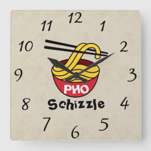 PHO Schizzle Wall Clock