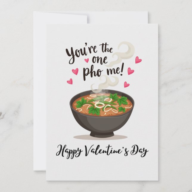 Pho Valentine's Day Holiday Card (Front)