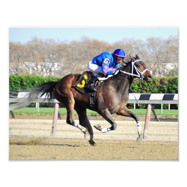 Phocea with Irad Ortiz Jr. Photo Print (Front)