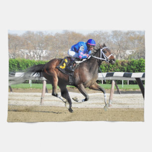 Phocea with Irad Ortiz Jr. Tea Towel