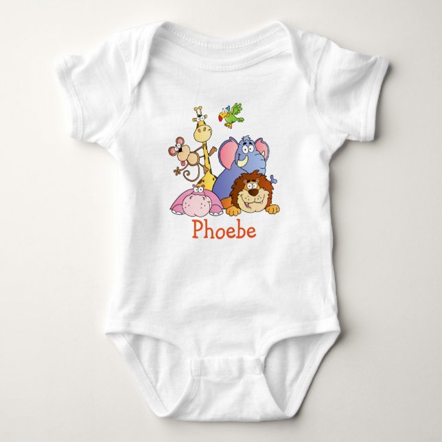 PHOEBE baby name gifts Baby Bodysuit (Front)