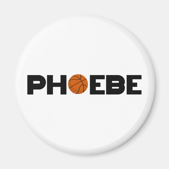 Phoebe Basketball Magnet (Front)