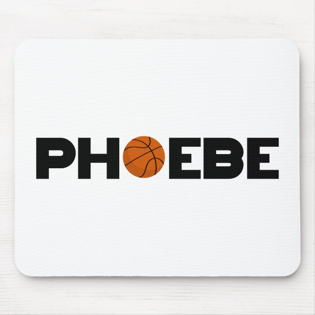 Phoebe Basketball Mouse Pad (Front)