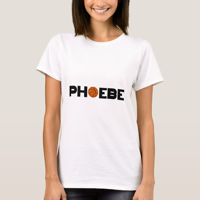 Phoebe Basketball T-Shirt (Front)