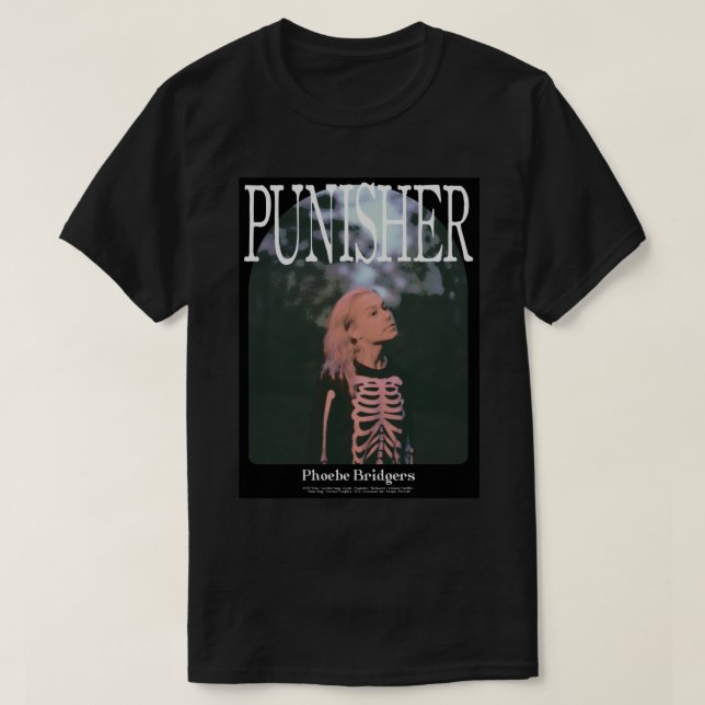 Phoebe Bridgers Alternative Poster T-Shirt (Design Front)