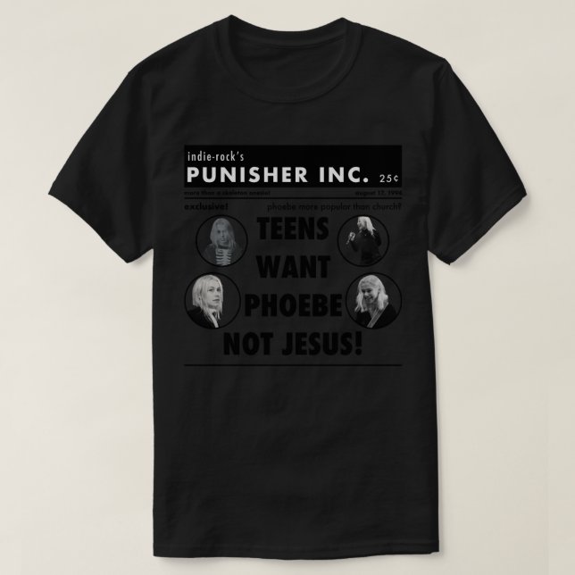 phoebe bridgers newspaper T-Shirt (Design Front)