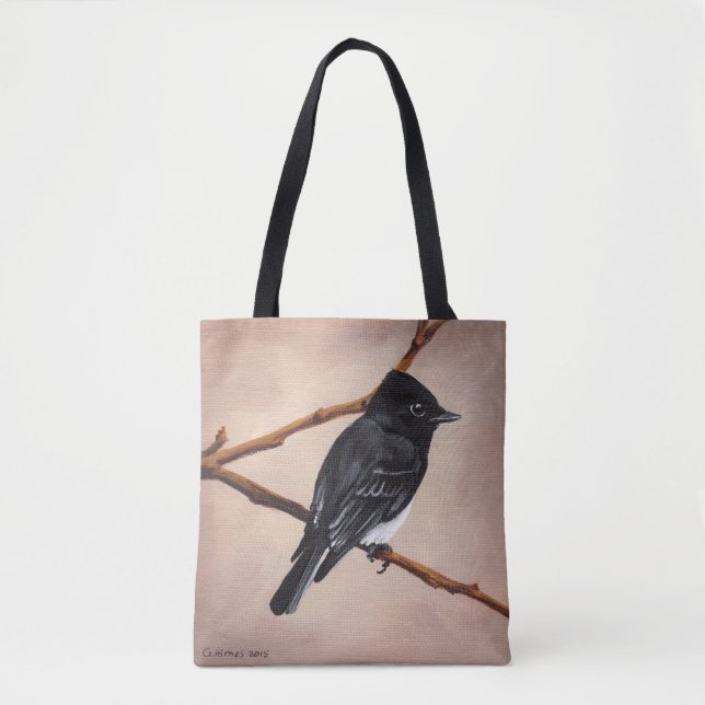 Phoebe on Brown Tote Bag (Front)
