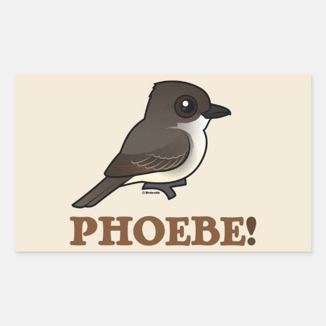 PHOEBE! RECTANGULAR STICKER (Front)