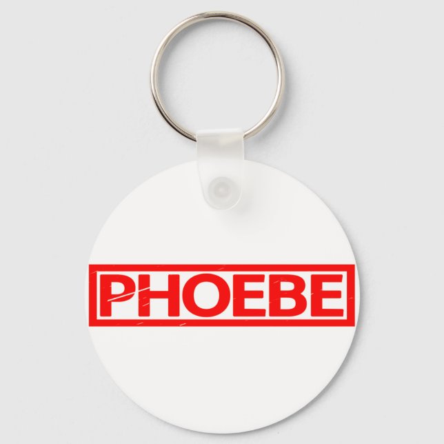 Phoebe Stamp Key Ring (Front)