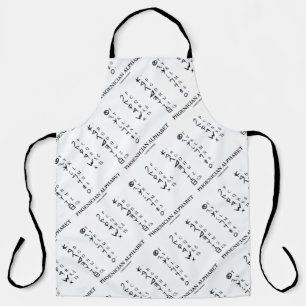 Phoenician Alphabet Ancient Language Symbols Apron