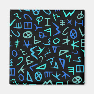 Phoenician alphabet magnet