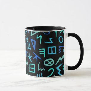 Phoenician alphabet mug
