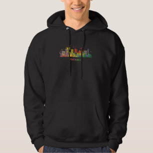 Phoenicians Skyline Colourful Cityscape Phoenix Hoodie